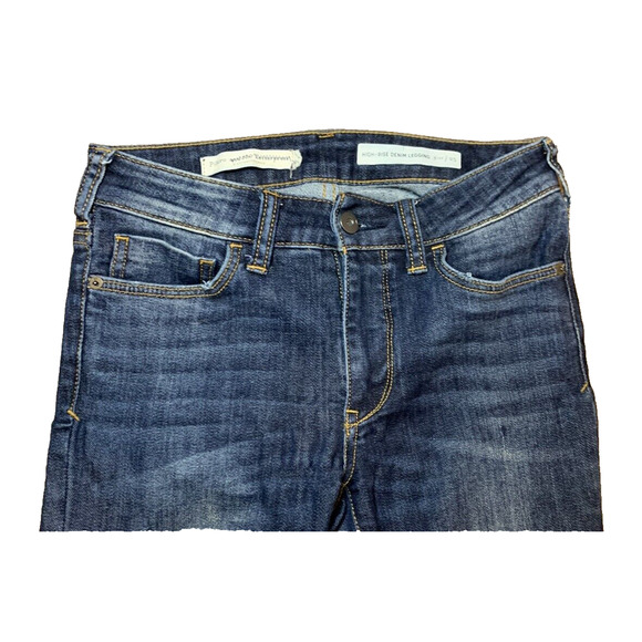 Anthropologie Pilcro High Rise Denim Legging, size 25, VGUC - Picture 2 of 9